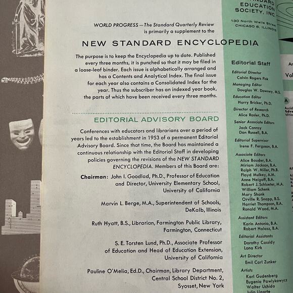 Vintage New Standard Encyclopedia 1962 Book - Picture 4 of 7